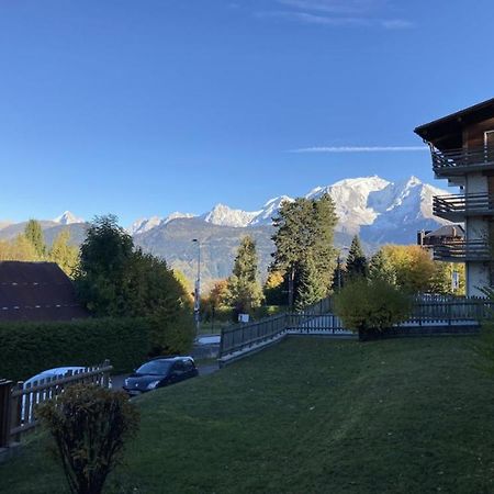 孔布卢La Marmotte: Vue Mont Blanc, Terrasse, Parking公寓 外观 照片