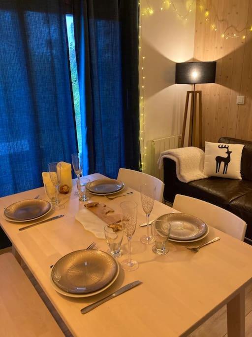 孔布卢La Marmotte: Vue Mont Blanc, Terrasse, Parking公寓 外观 照片